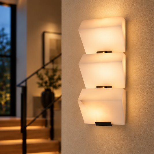 Modern Alabaster Staircase Wall Lamp