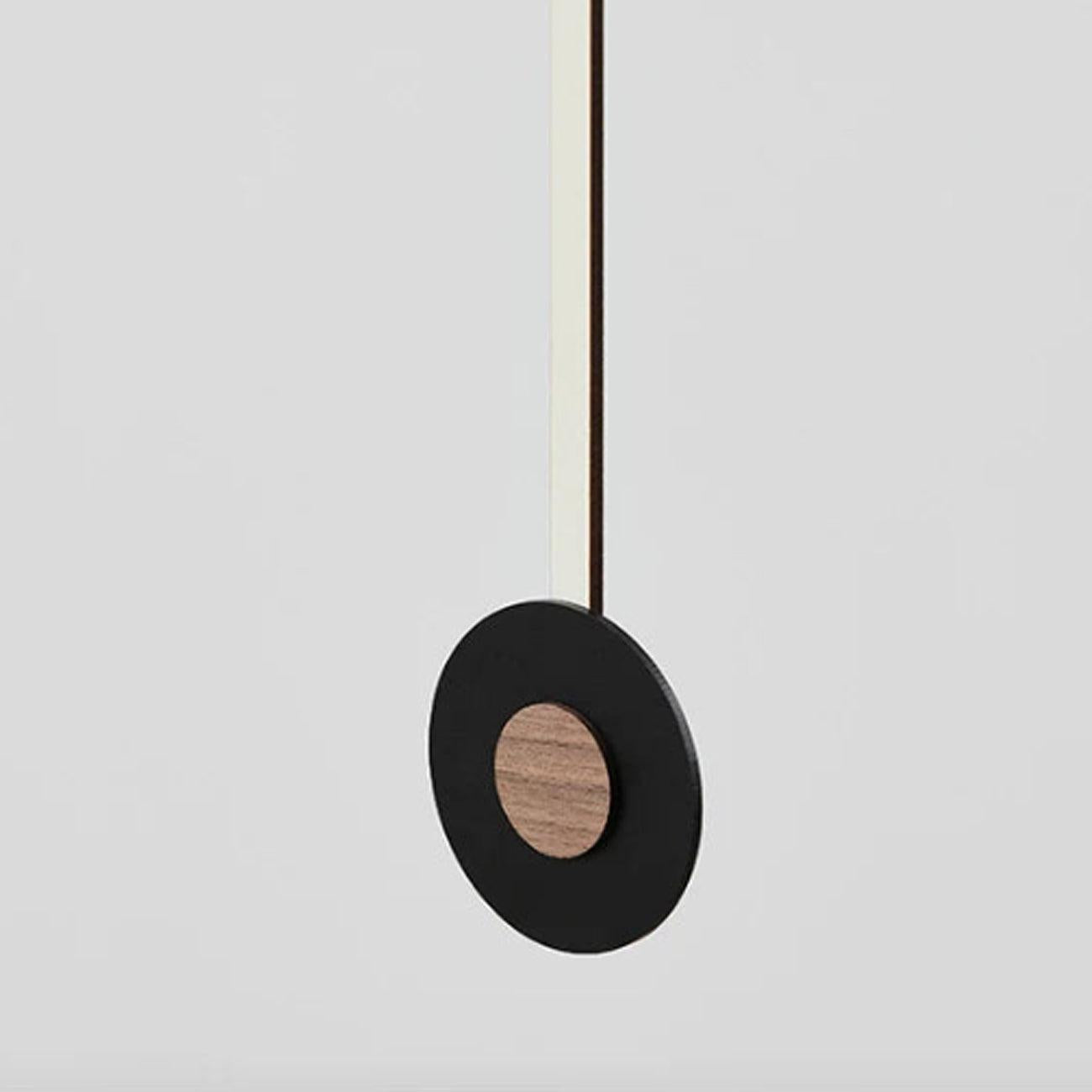 RoyaleGlow Modern Arch Pendulum Wall Clock - Wavy Design Acrylic & Metal for Home Decor-Royale Basic