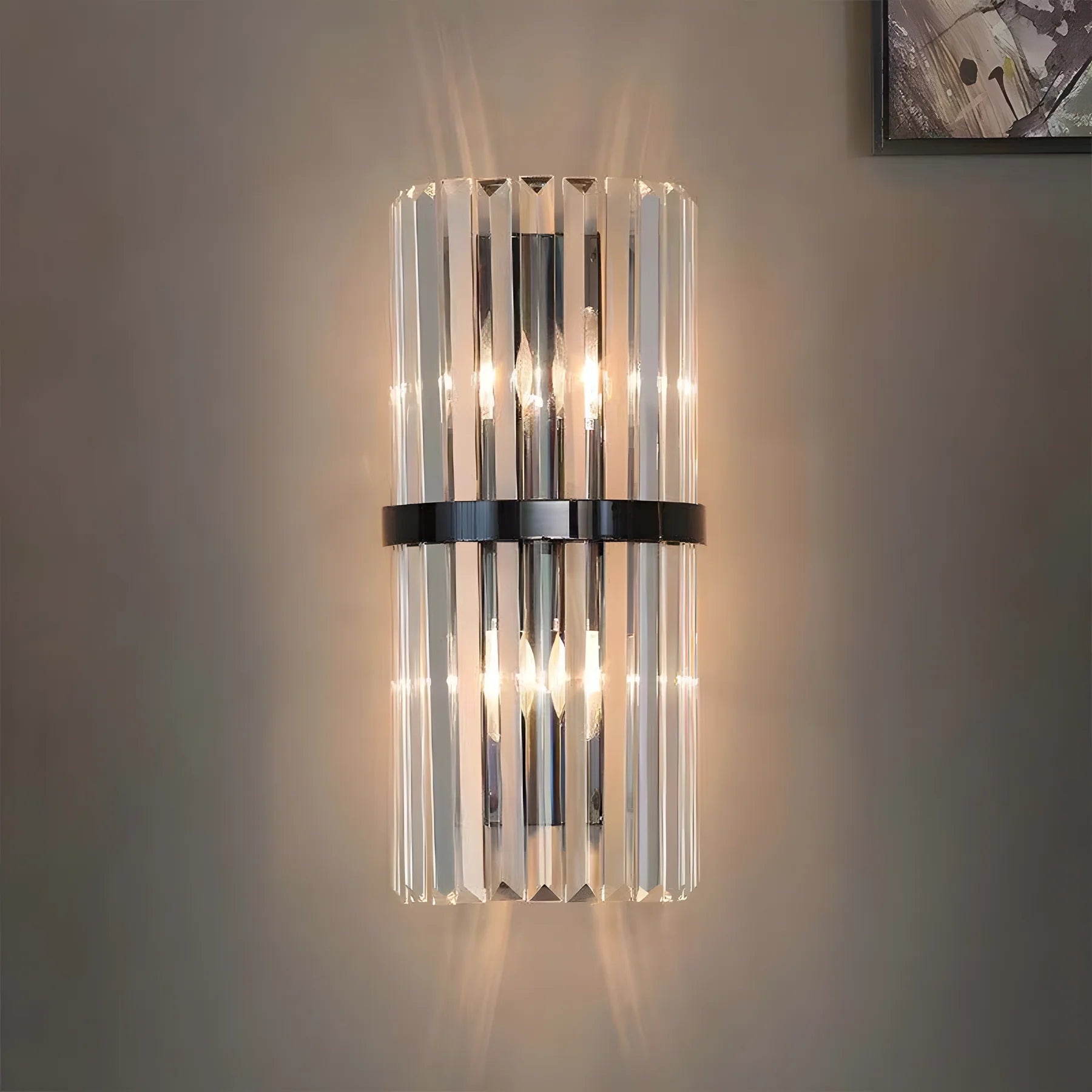 Modern Chic Stainless Steel Luxurious Wall Light 0
