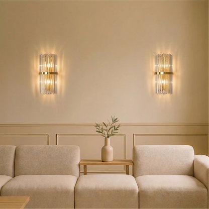 Modern Chic Stainless Steel Luxurious Wall Light 2