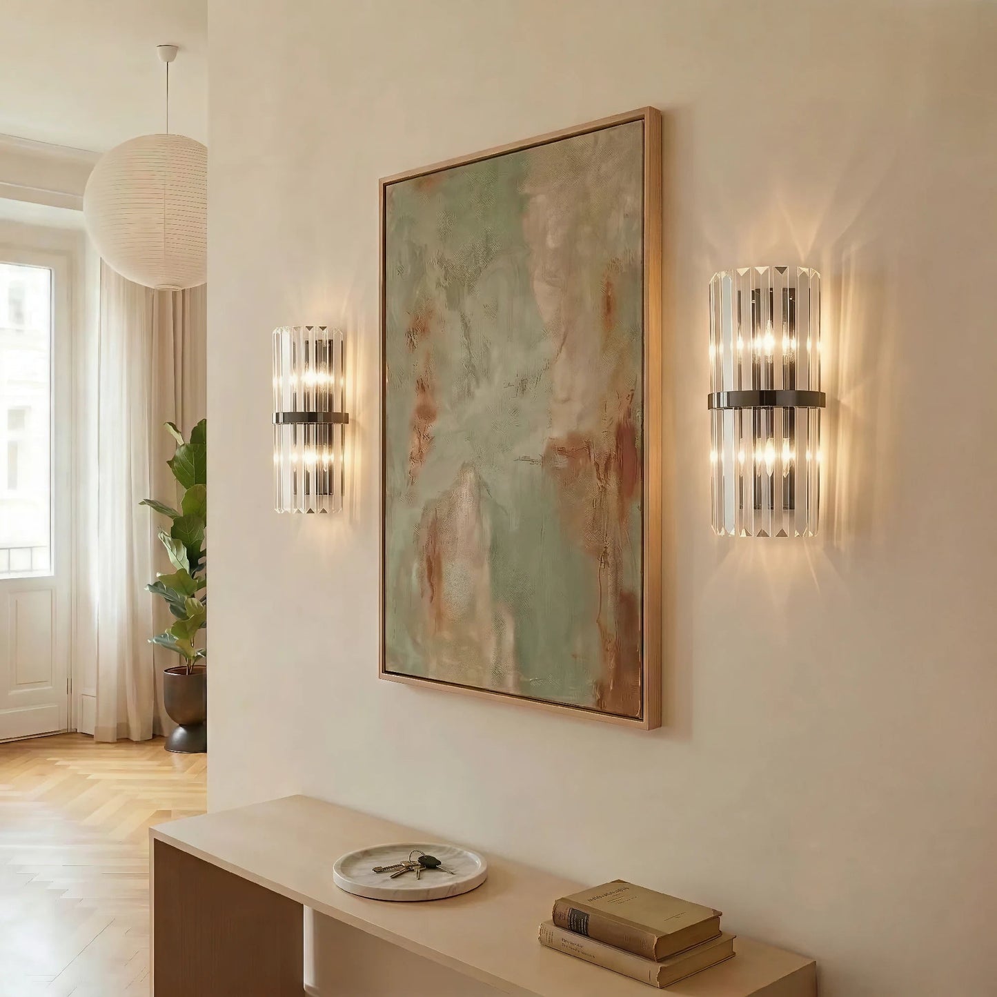 Modern Chic Stainless Steel Luxurious Wall Light 3