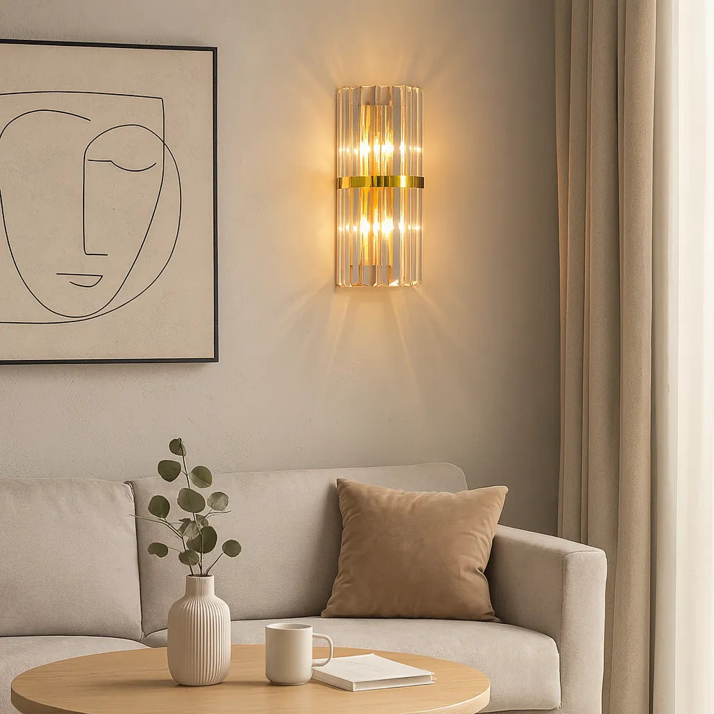 Modern Chic Stainless Steel Luxurious Wall Light 7