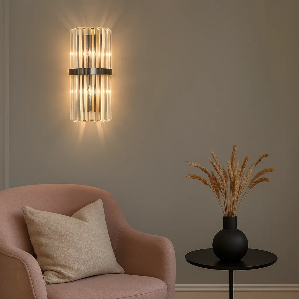 Modern Chic Stainless Steel Luxurious Wall Light 8