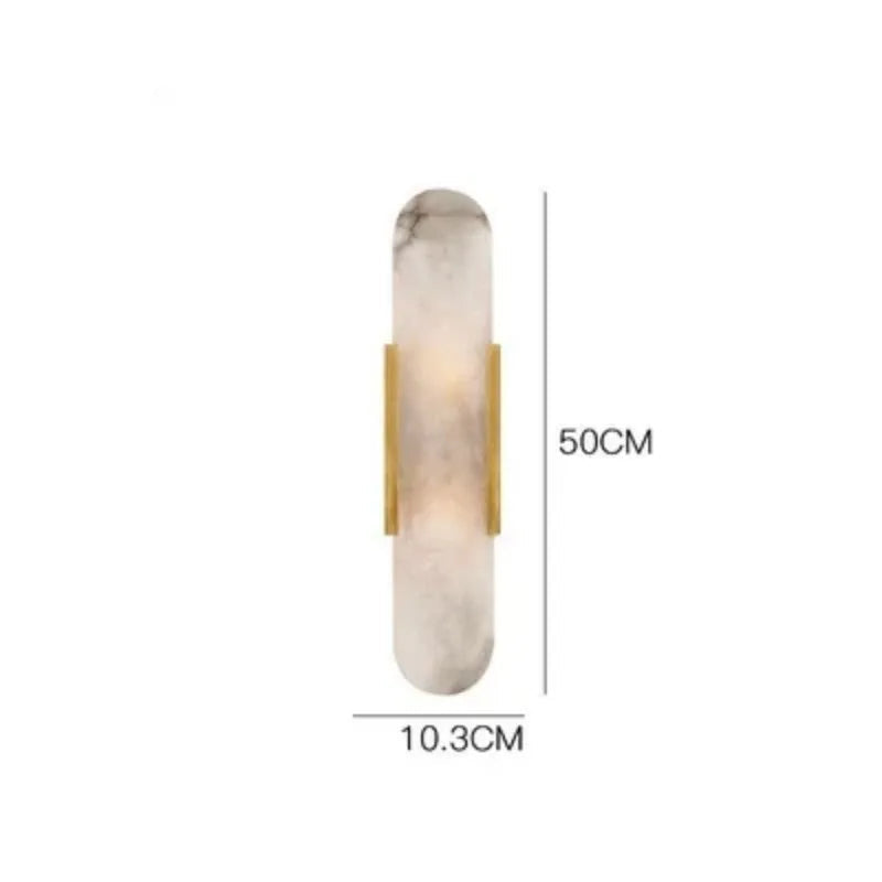 Modern Decor Stone Wall Lamps for Bedroom Bedside Living Room Sconce Light Fixtures Luminaire Marble Decoration Restaurant Hotel 7