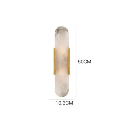 Modern Decor Stone Wall Lamps for Bedroom Bedside Living Room Sconce Light Fixtures Luminaire Marble Decoration Restaurant Hotel 7