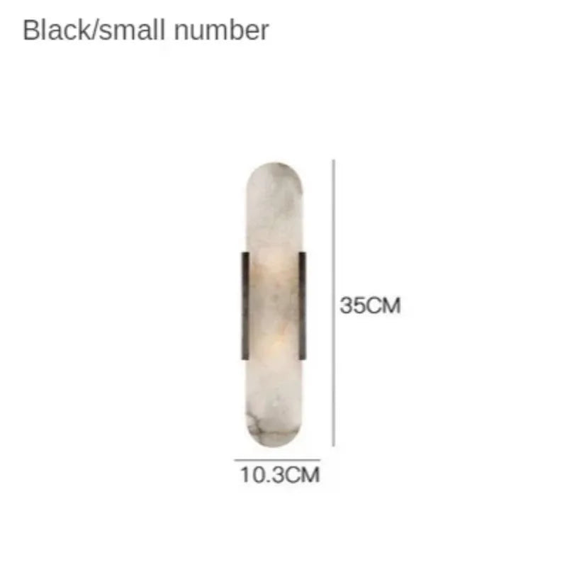 Modern Decor Stone Wall Lamps for Bedroom Bedside Living Room Sconce Light Fixtures Luminaire Marble Decoration Restaurant Hotel 8