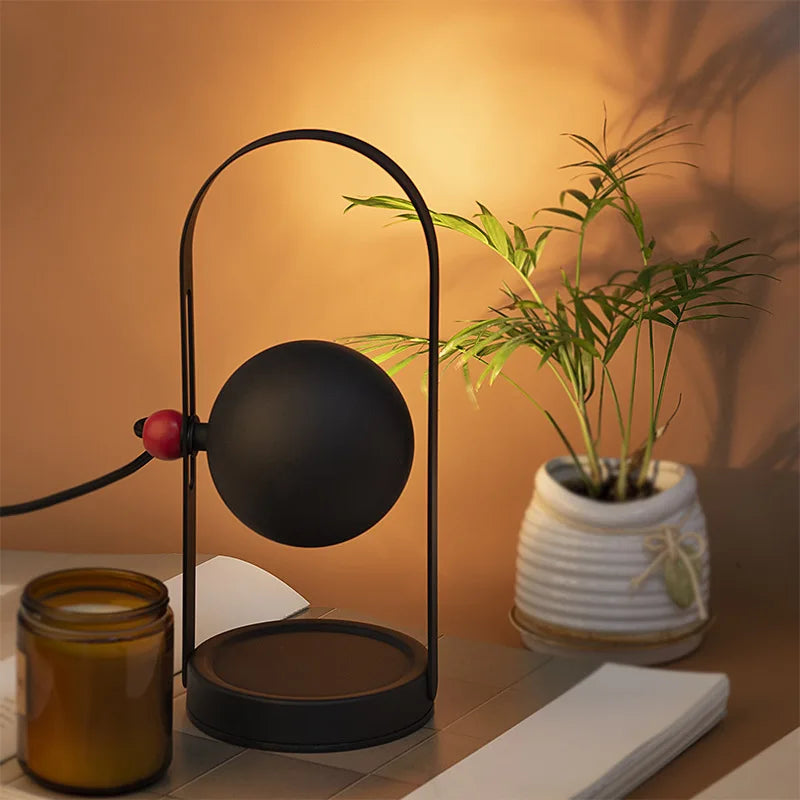 Modern Design Black Dimmable Candle Warmer 3