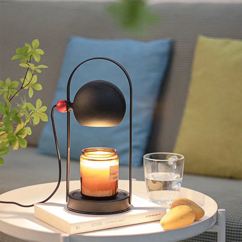 Modern Design Black Dimmable Candle Warmer 5