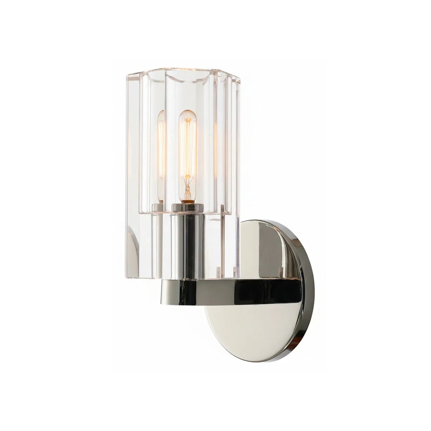 Modern Fluted Crystal Wall Sconce 2