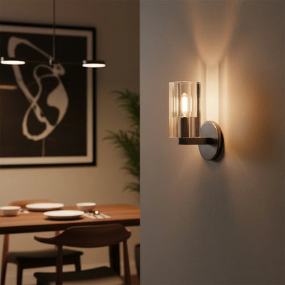 Modern Fluted Crystal Wall Sconce 4