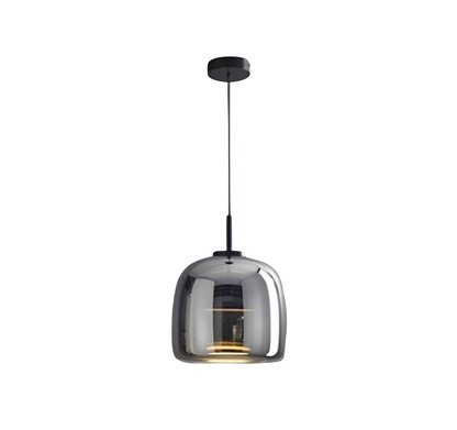 Modern Glass Pendant Light with Adjustable Cord – Black Hanging Lights for Kitchen 4
