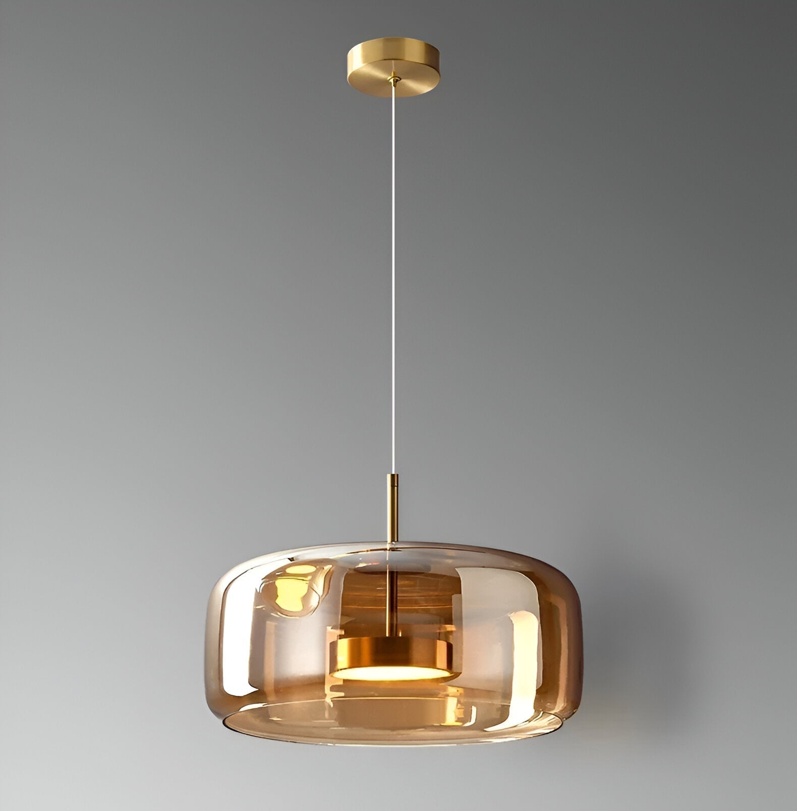 Modern Glass Pendant Light with Adjustable Cord – Black Hanging Lights for Kitchen 6