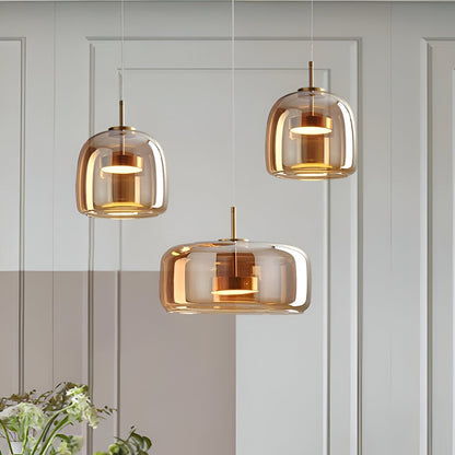 Modern Glass Pendant Light with Adjustable Cord – Black Hanging Lights for Kitchen 8