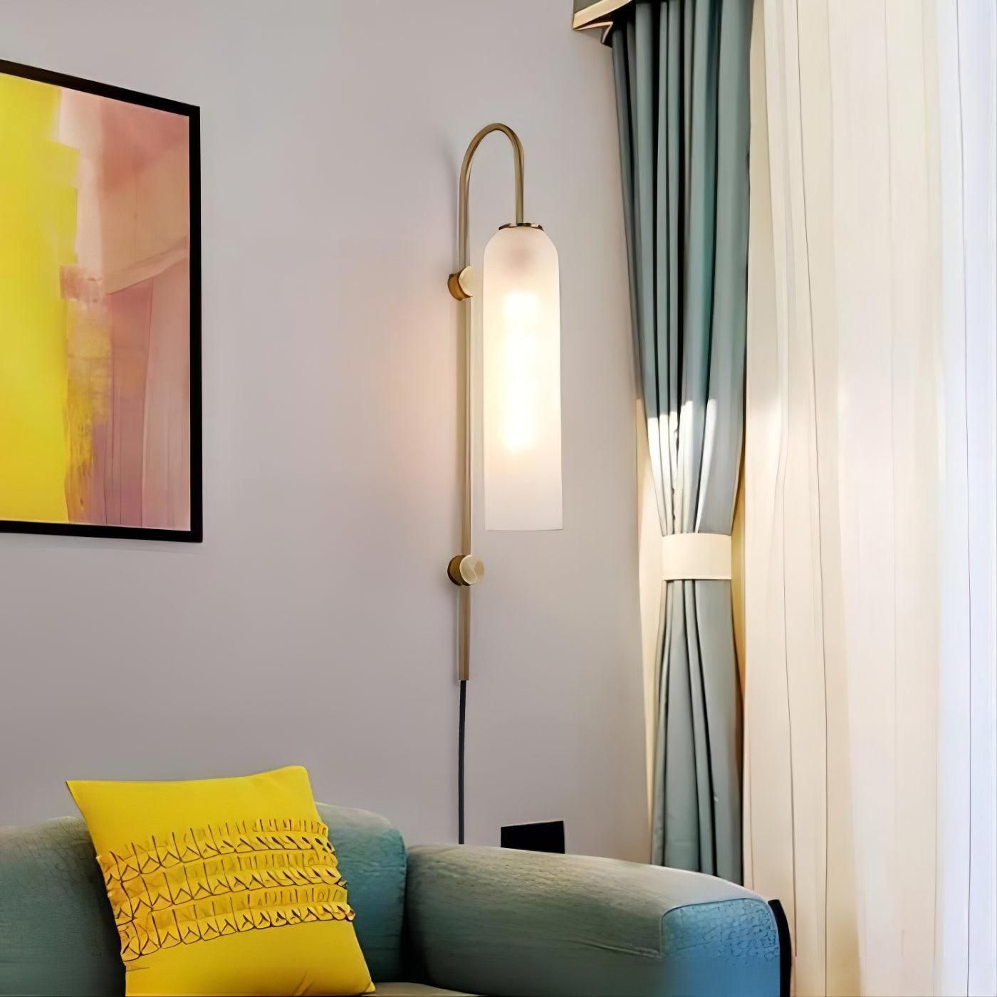 Modern Glass Plug-In Wall Lamp 2