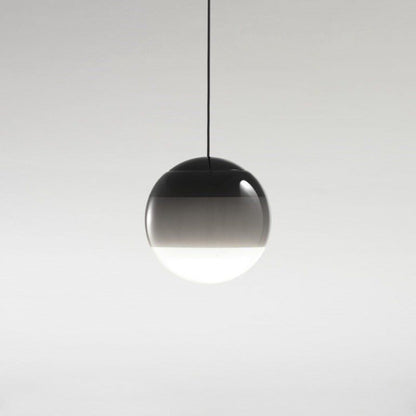 LuxRoyale Gradient Glass Pendant Light, Dual Color Temperatures Kitchen Island