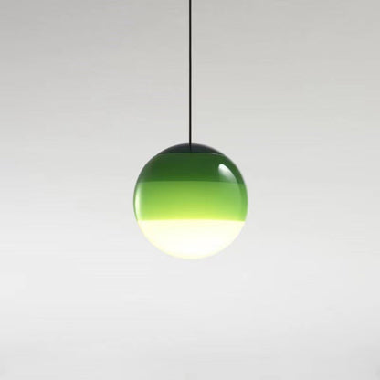 LuxRoyale Gradient Glass Pendant Light, Dual Color Temperatures Kitchen Island