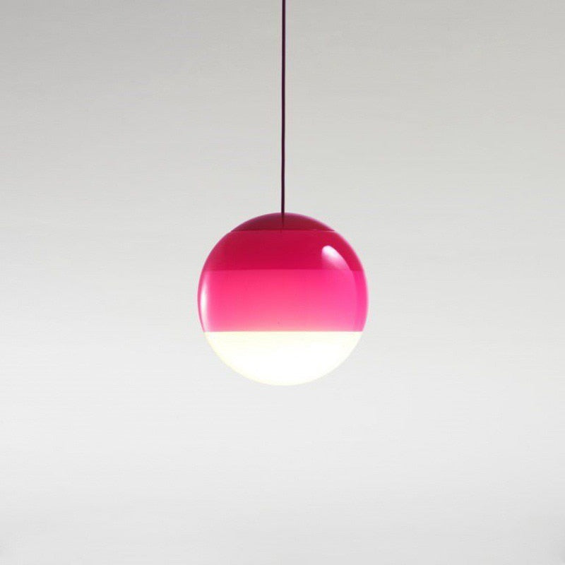 LuxRoyale Gradient Glass Pendant Light, Dual Color Temperatures Kitchen Island