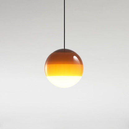 LuxRoyale Gradient Glass Pendant Light, Dual Color Temperatures Kitchen Island