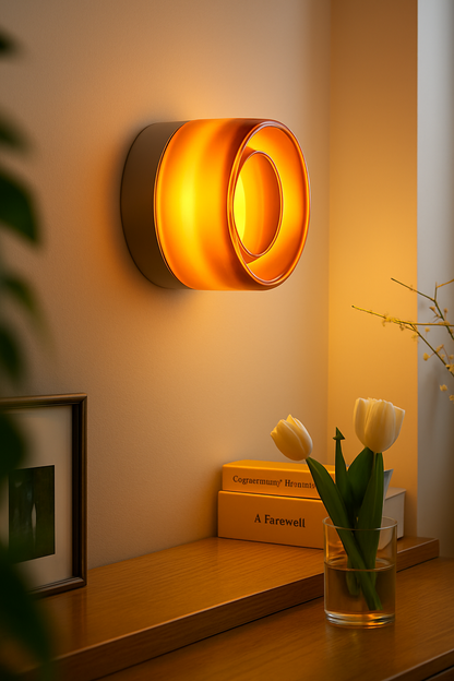Modern Interior LED Wall Lamp - Amber Jelly Decor 1
