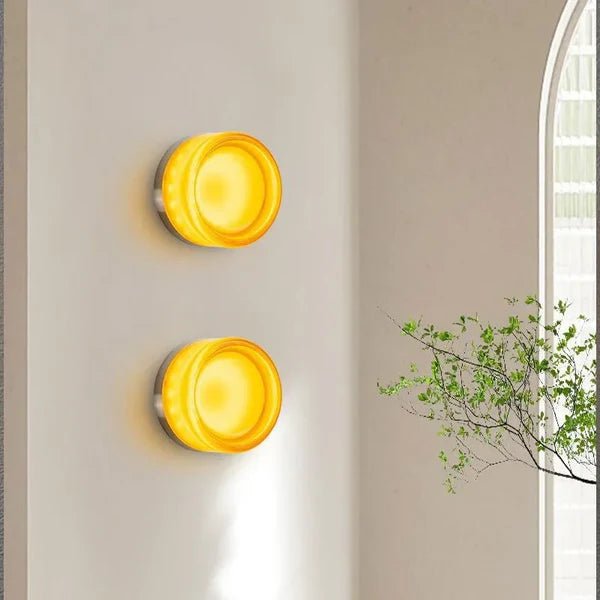 Modern Interior LED Wall Lamp - Amber Jelly Decor 6