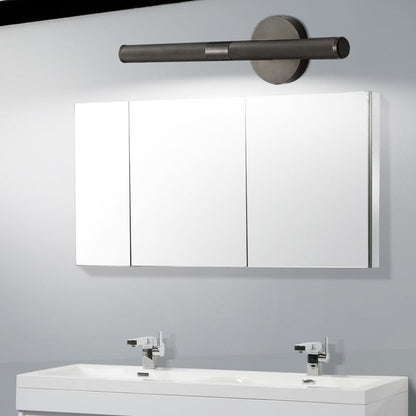 Modern Knurled Texture LED Bathroom Vanity Light Fixture with Swiveling Head 4
