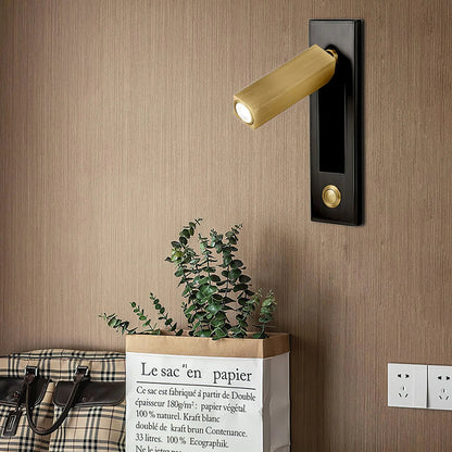 RoyaleGlow Bedside Reading Lamp - Nordic LED Wall Light with Rotating Modern Spotlight