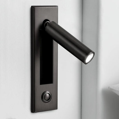 RoyaleGlow Bedside Reading Lamp - Nordic LED Wall Light with Rotating Modern Spotlight