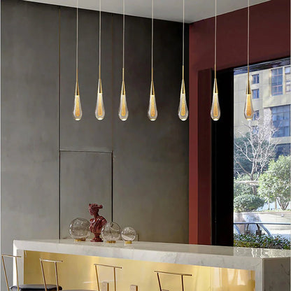 Modern LED Droplet Pendant Light 4