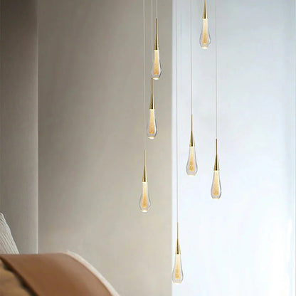 Modern LED Droplet Pendant Light 7