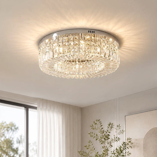Modern Luxury Crystal Round Ceiling Light 0