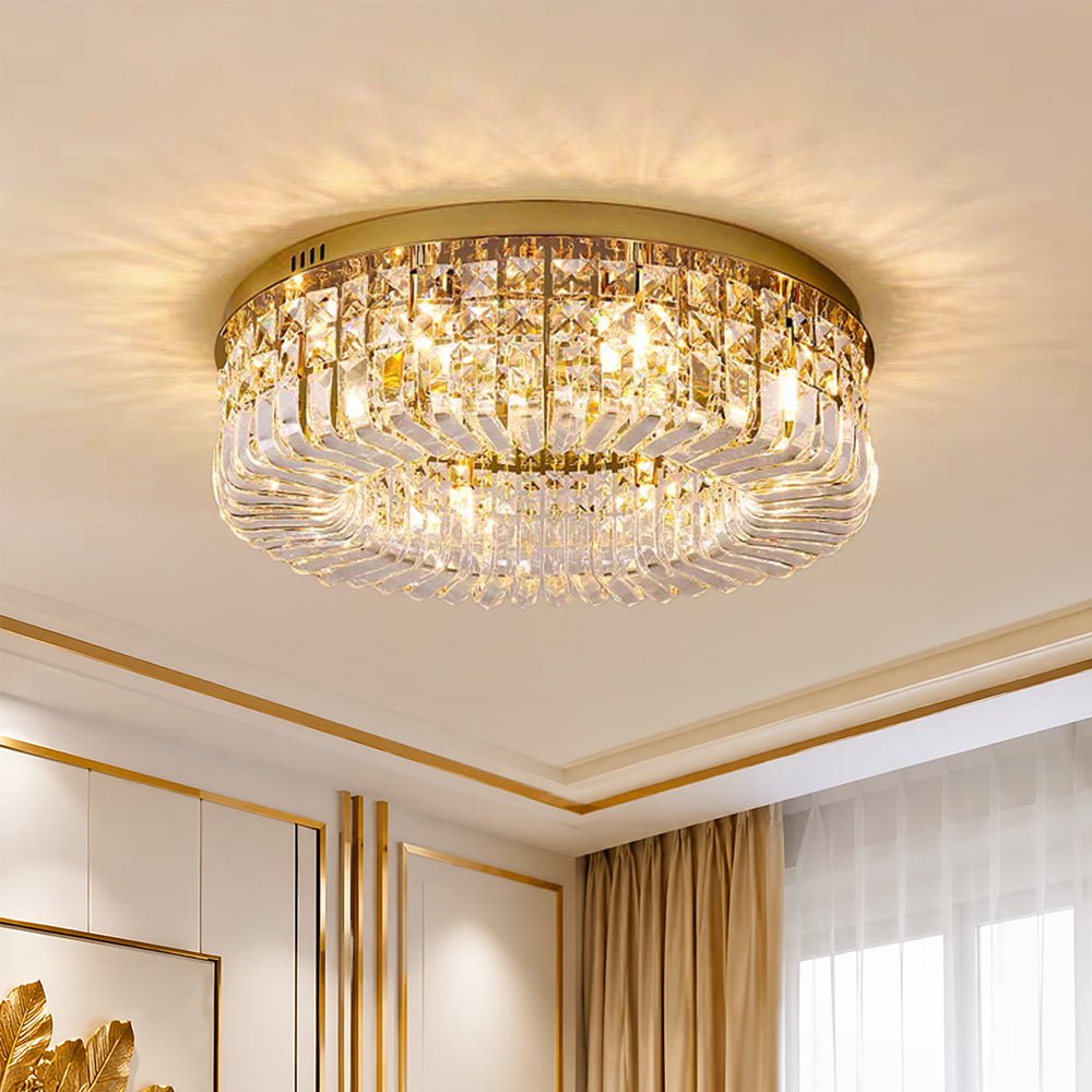 Modern Luxury Crystal Round Ceiling Light 1