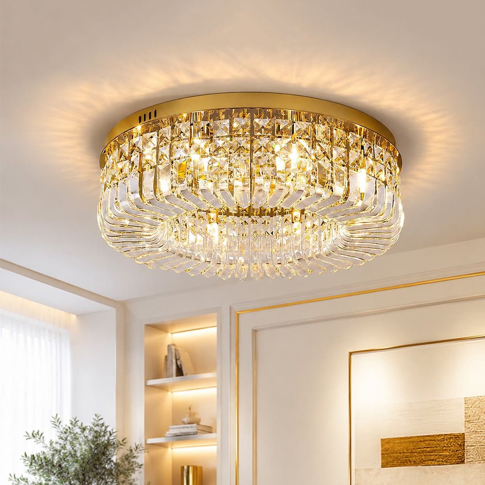 Modern Luxury Crystal Round Ceiling Light 2