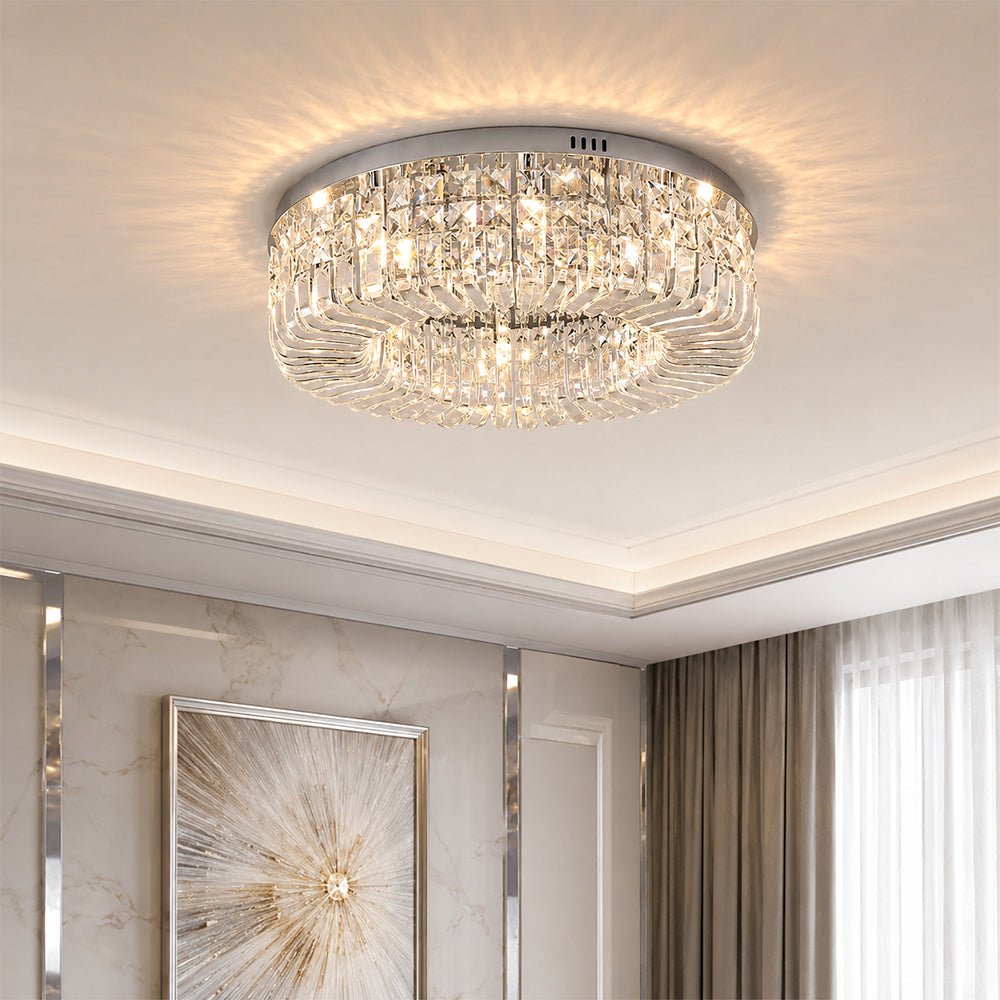 Modern Luxury Crystal Round Ceiling Light 3