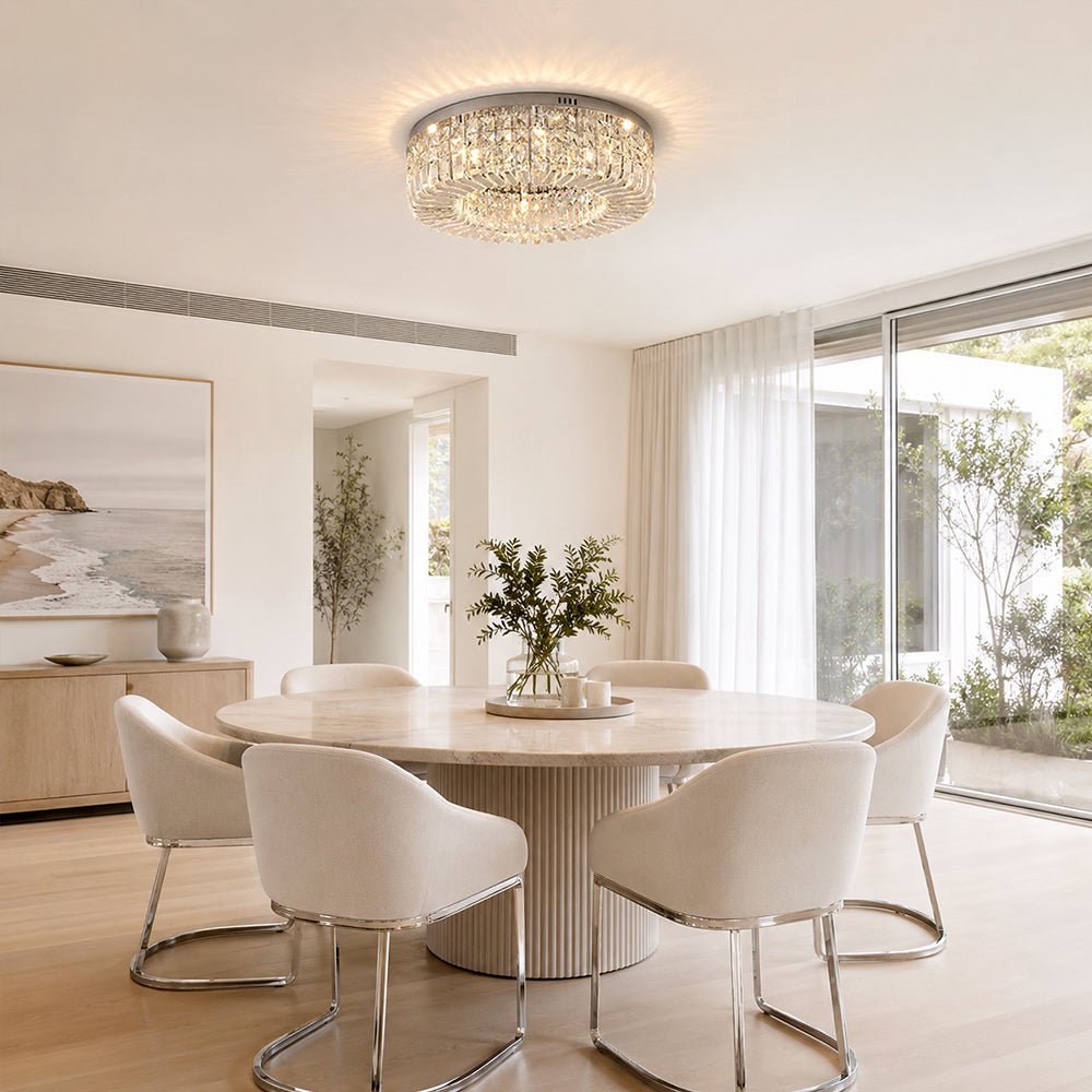 Modern Luxury Crystal Round Ceiling Light 4