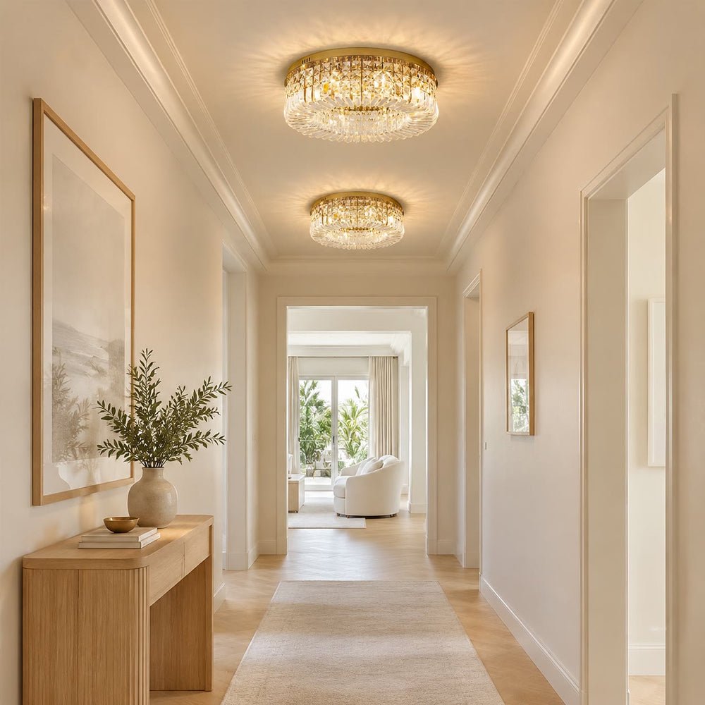Modern Luxury Crystal Round Ceiling Light 6