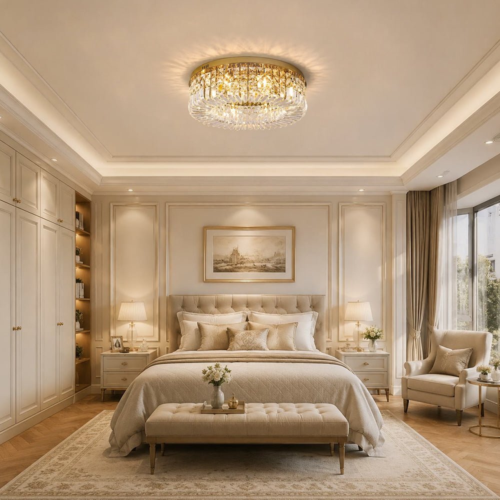 Modern Luxury Crystal Round Ceiling Light 7