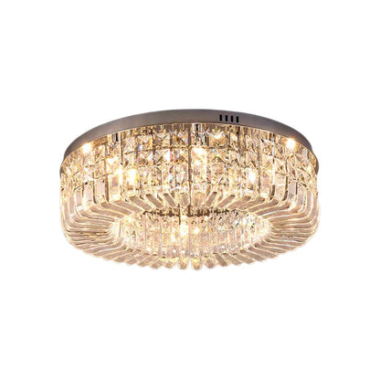 Modern Luxury Crystal Round Ceiling Light 8