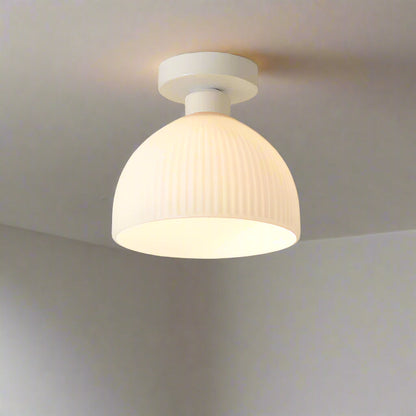 Modern Milky White Glass Ceiling Light 0