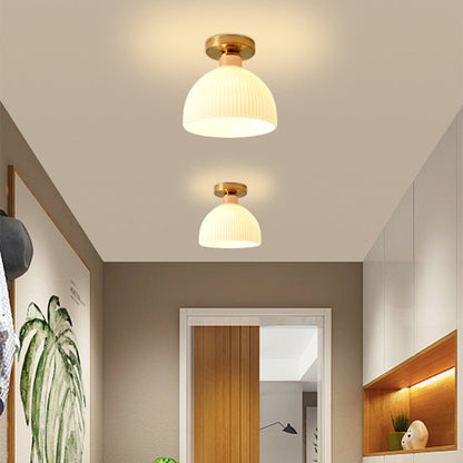 Modern Milky White Glass Ceiling Light 3