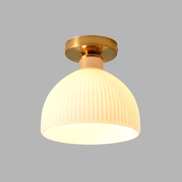Modern Milky White Glass Ceiling Light 9