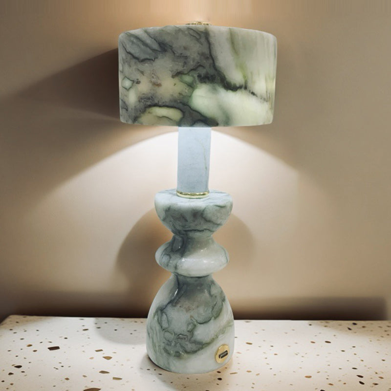 Modern Minimalist Aluminum Marble USB LED Table Lamp 8