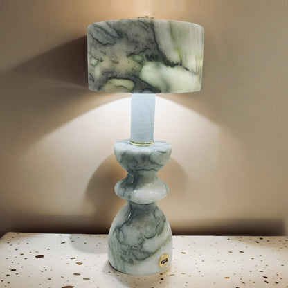 Modern Minimalist Aluminum Marble USB LED Table Lamp 8