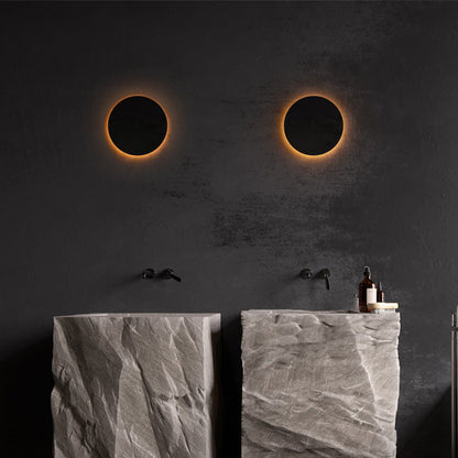 RoyaleGlow Round LED Outdoor Wall Sconce Stainless Steel With Acrylic Diffuser & IP65