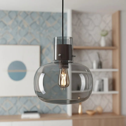 Modern Nordic Glass Globe Pendant Light 1