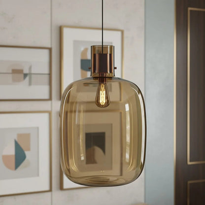 Modern Nordic Glass Globe Pendant Light 3