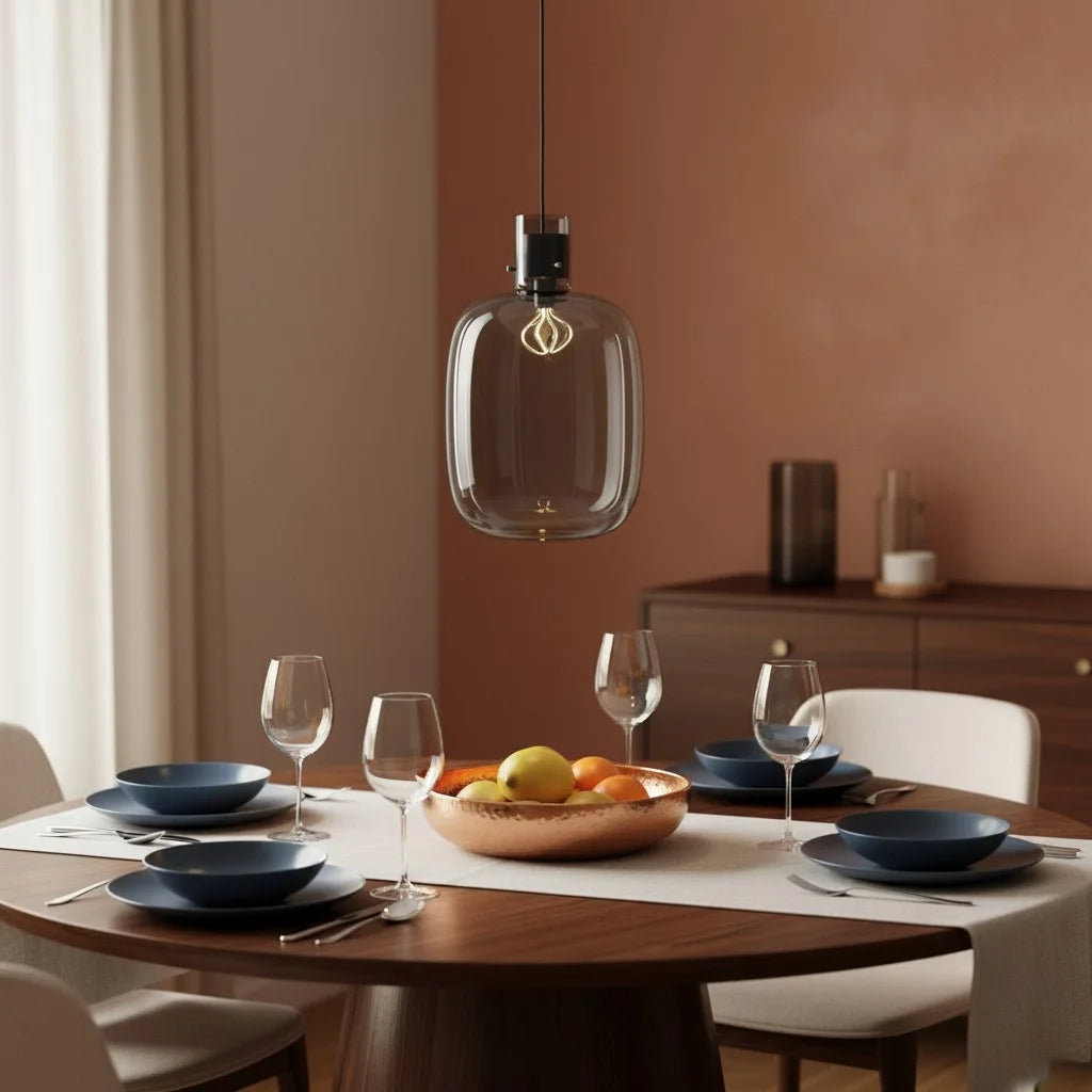 Modern Nordic Glass Globe Pendant Light 4