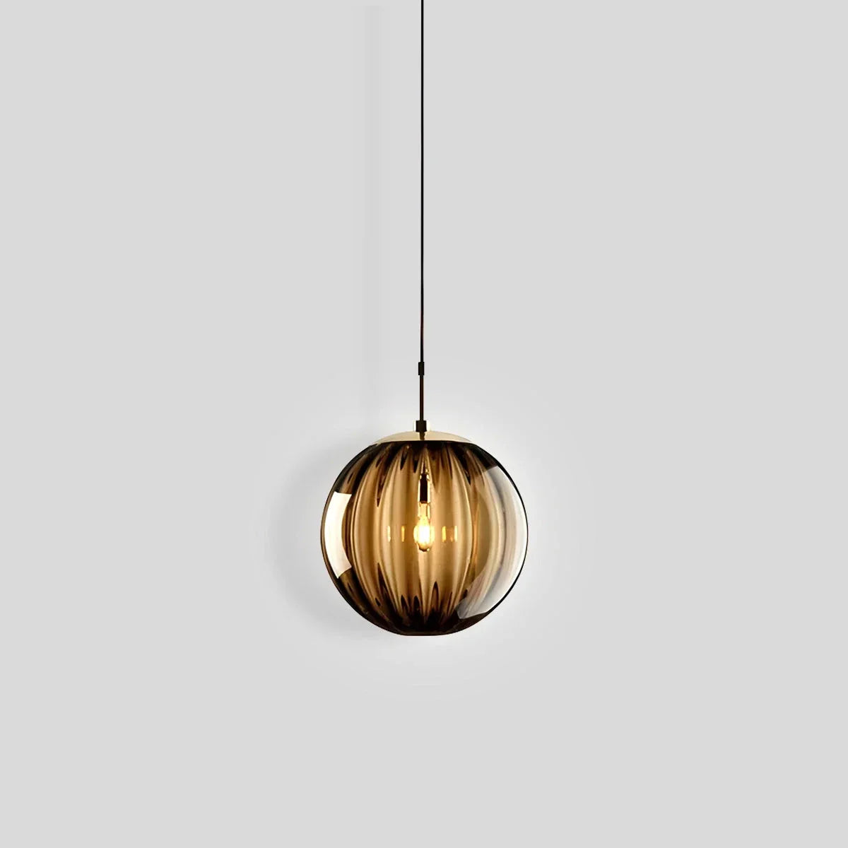 Luxora Nordic Water Pattern Glass Pendant Light with Warm Diffused Glow