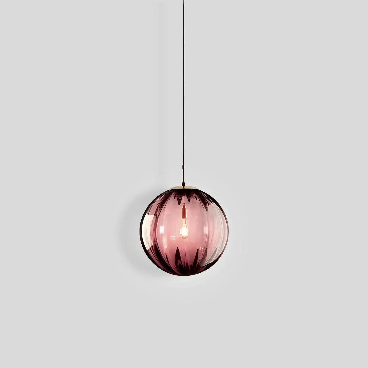 Luxora Nordic Water Pattern Glass Pendant Light with Warm Diffused Glow