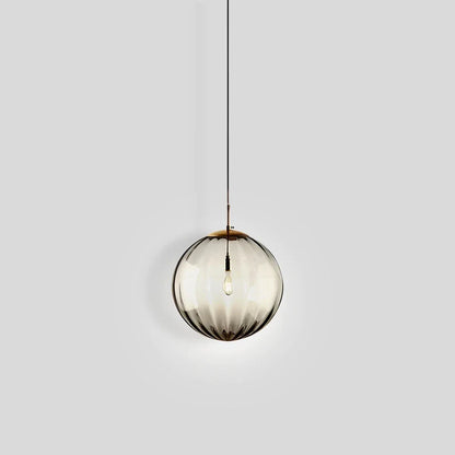 Luxora Nordic Water Pattern Glass Pendant Light with Warm Diffused Glow