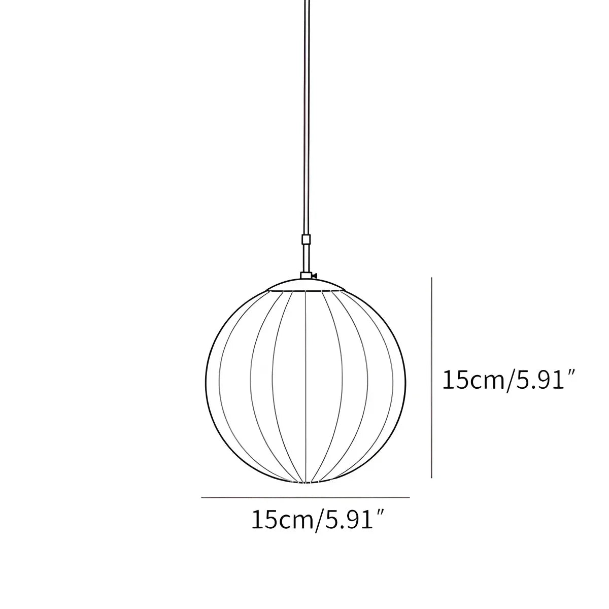 Luxora Nordic Water Pattern Glass Pendant Light with Warm Diffused Glow